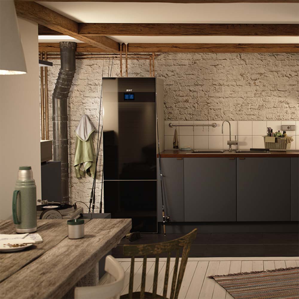 Enwell installerar värmepump i Stockholm